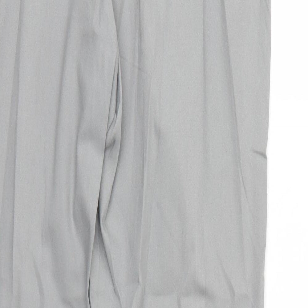 JOV Womens Grey Trousers Size 16 L27 in - Elastic Waist