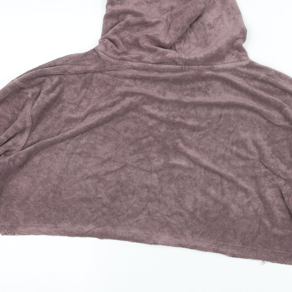 Topshop Mens Purple Pullover Hoodie Size S