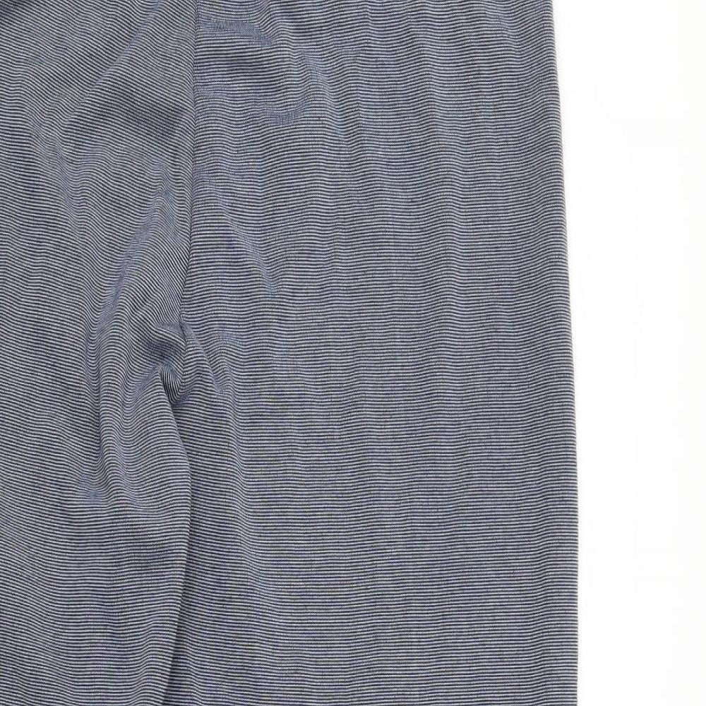 Amber Womens Blue Trousers Size 20 L25 in