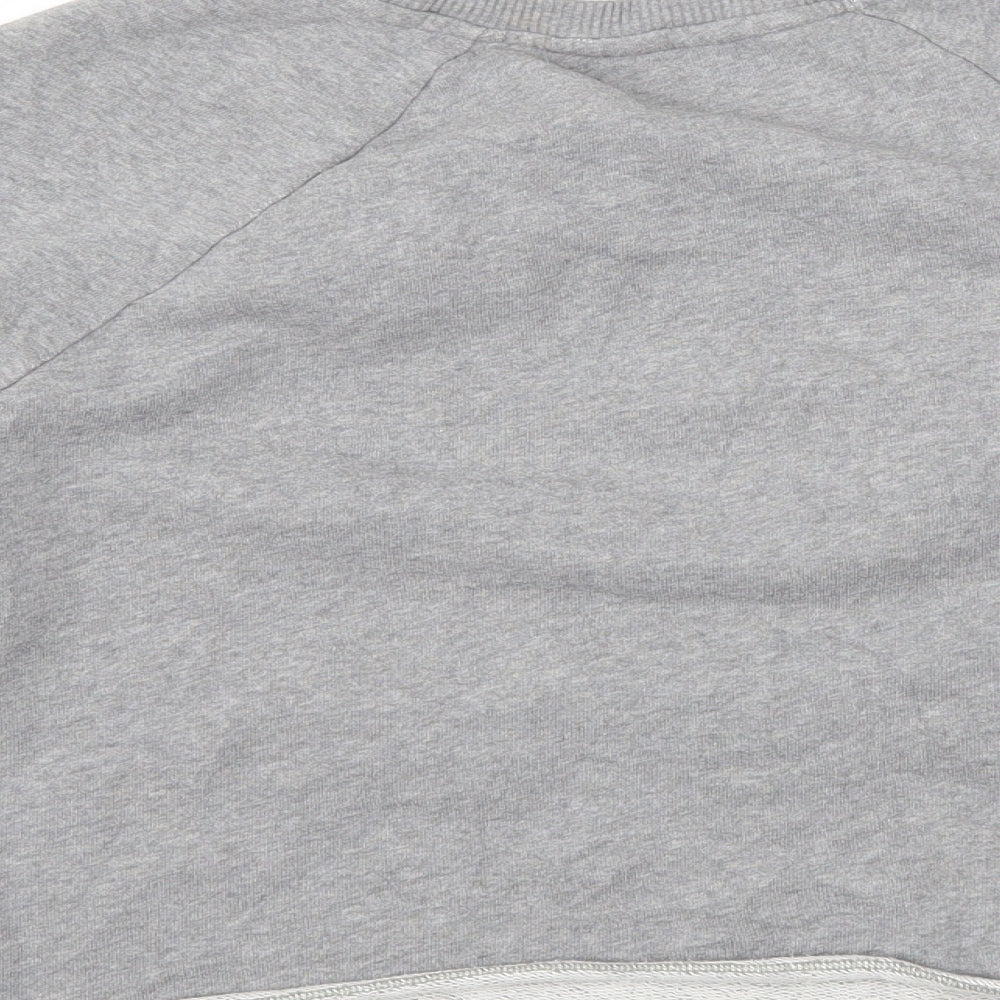 Matalan Womens Grey Floral Pullover Sweatshirt Size 12