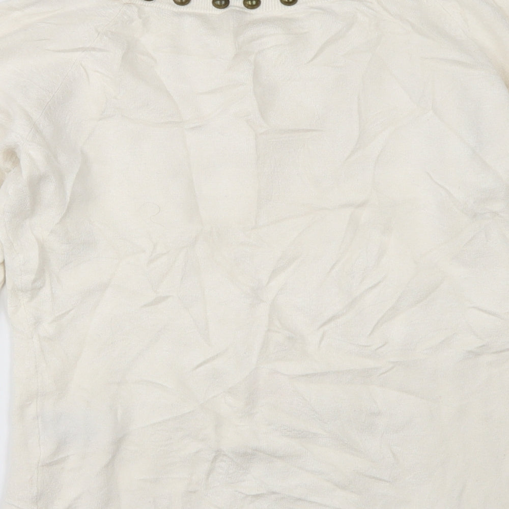 Preworn Womens Ivory Pullover Jumper Size M