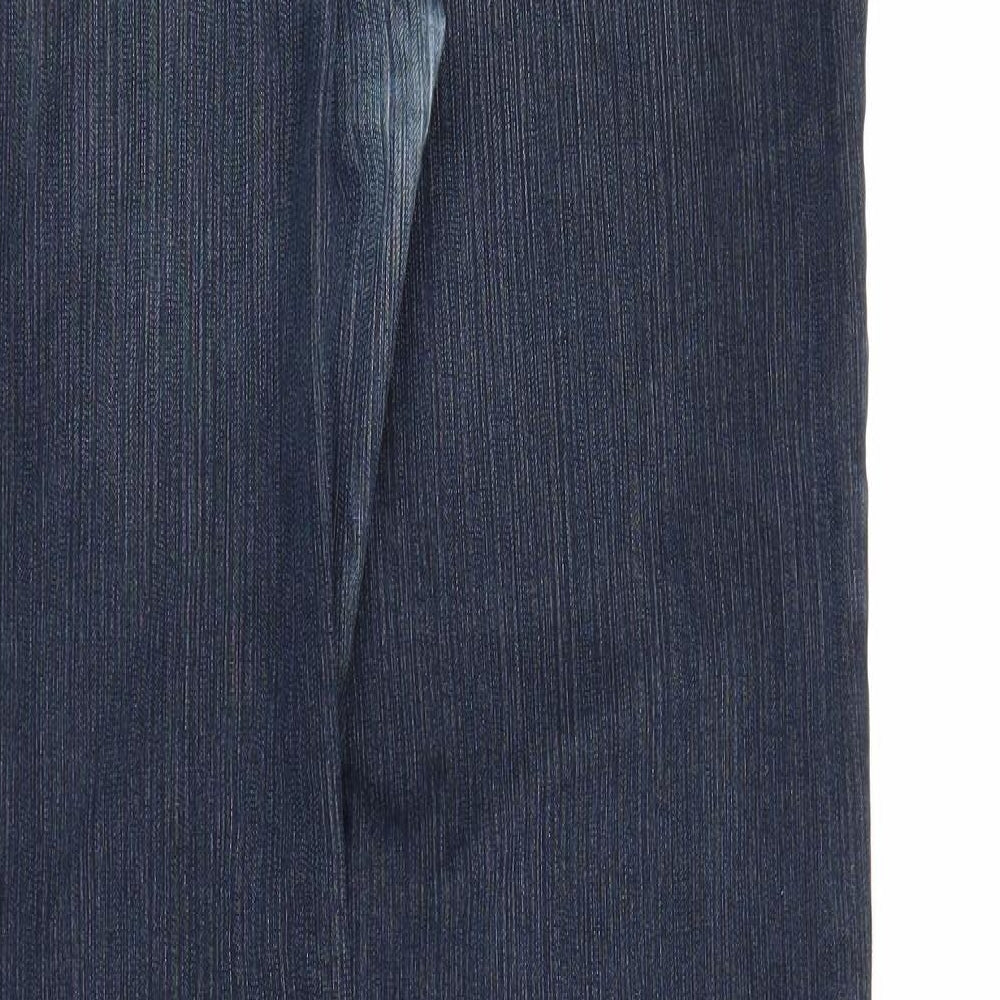 Multiblu Womens Blue Denim Straight Jeans Size 40 in L32 in