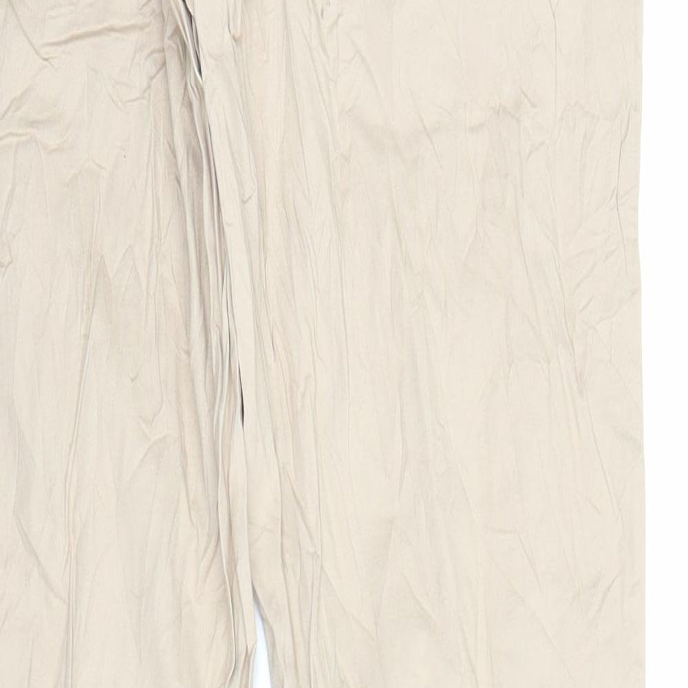 Chillin Womens Beige Trousers Size M L28 in