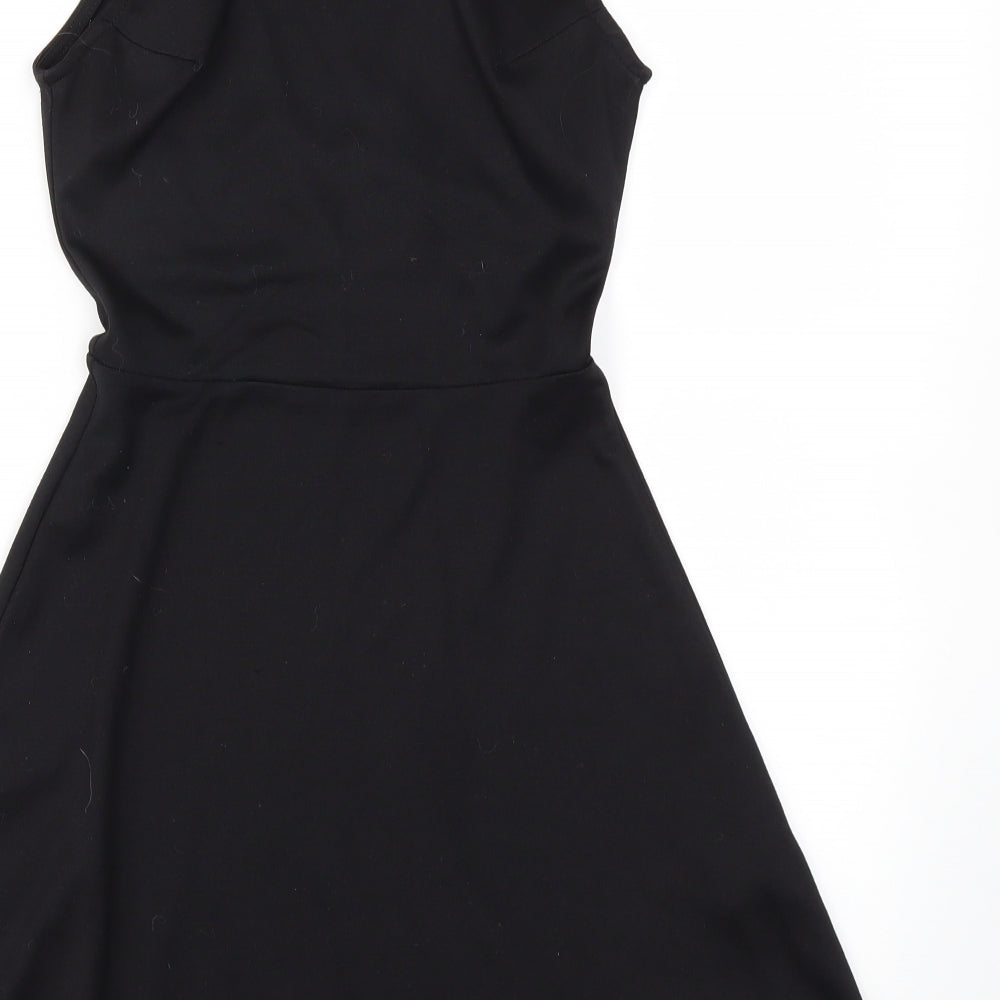 H&M Womens Black Fit & Flare Size 4