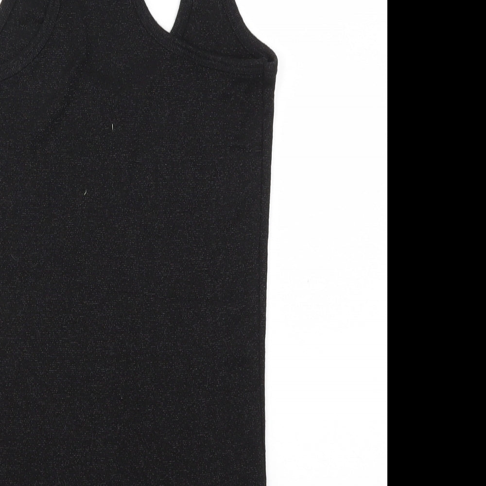 Dorothy Perkins Womens Black Basic Tank Size 8