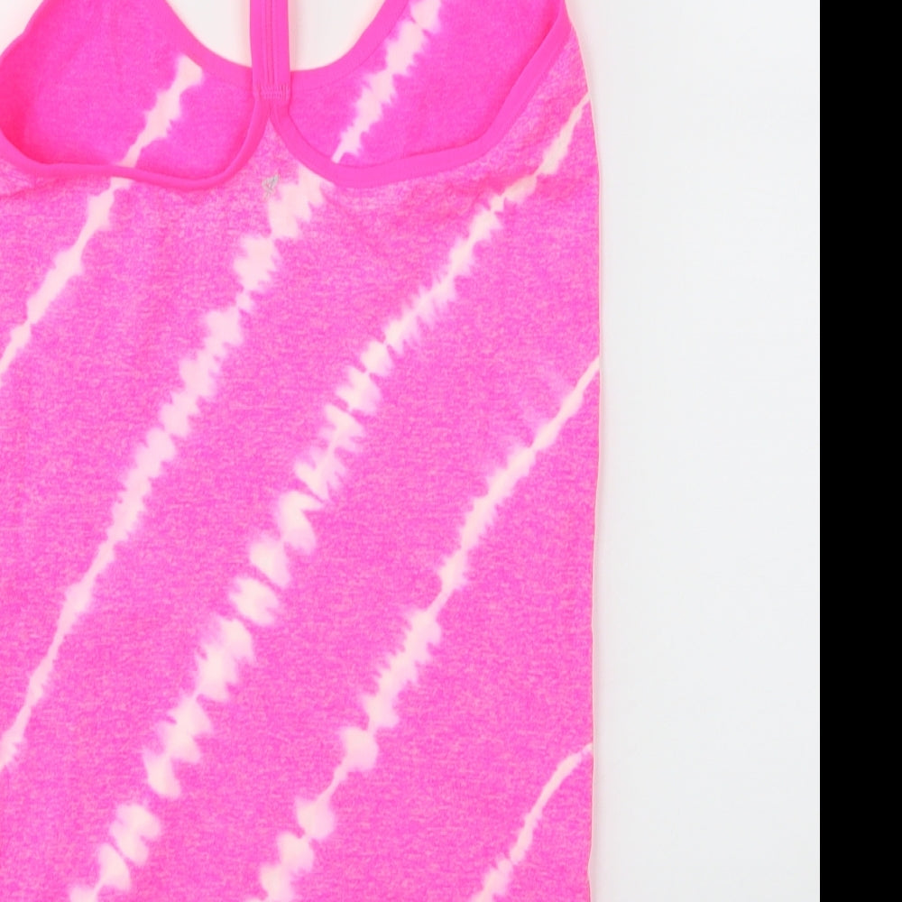 work out Womens Pink Basic Tank Size 8