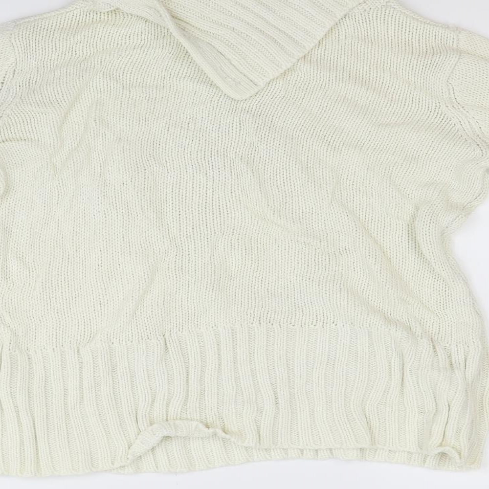 TU Womens Beige Pullover Jumper Size 14