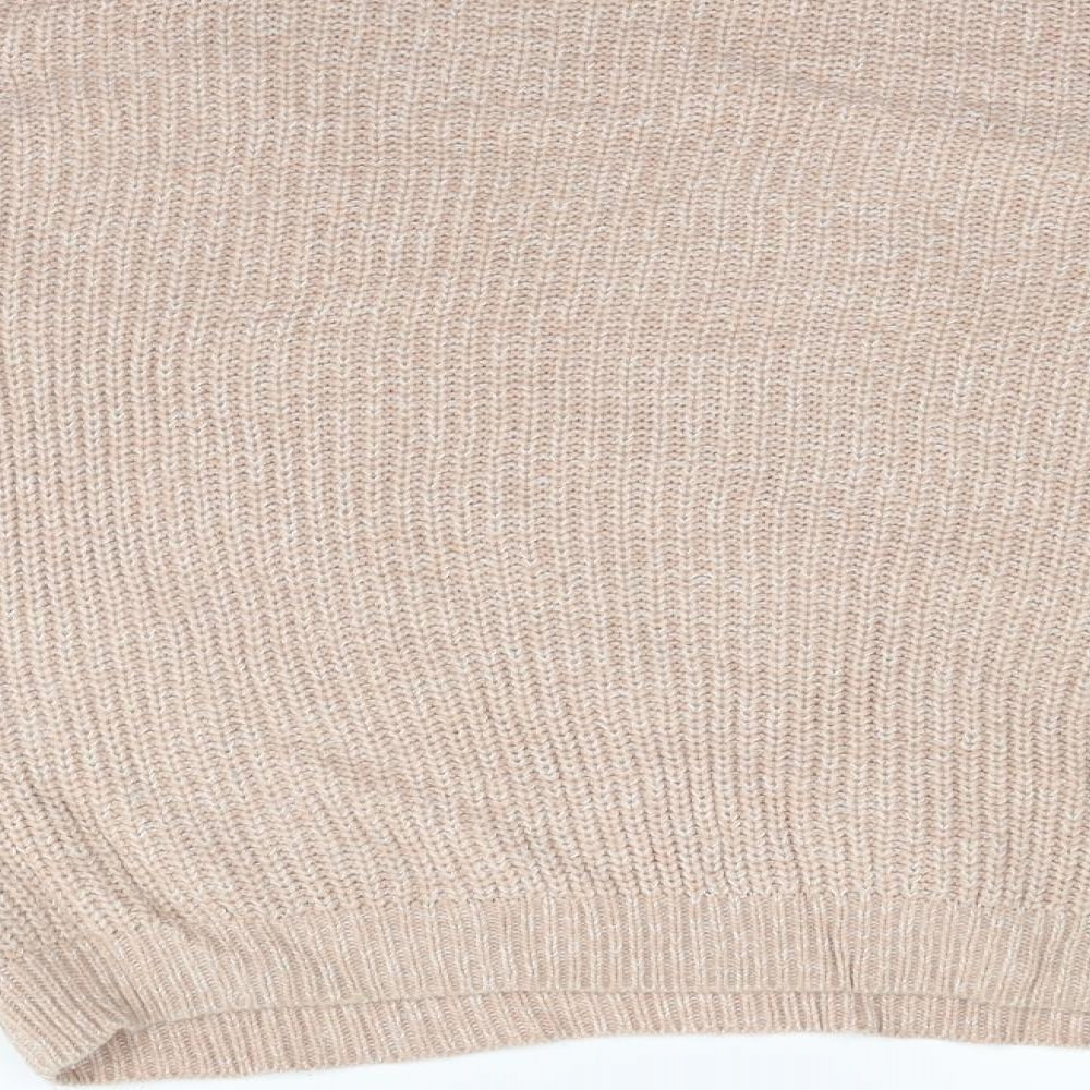 Peacocks Womens Beige Pullover Jumper Size S