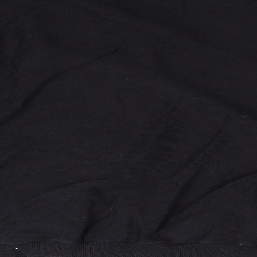 Miss Captain Womens Black Pullover Jumper Size S