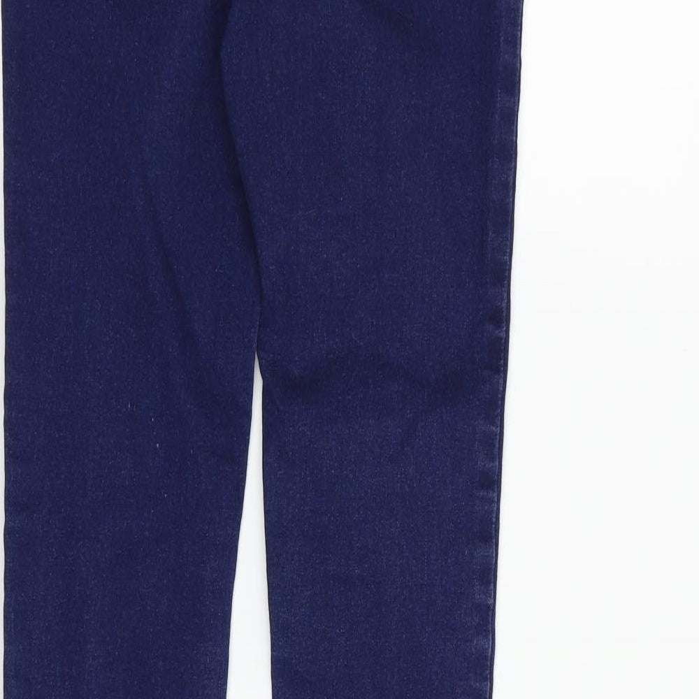 New Look Womens Blue Trousers Size 6 L30 in