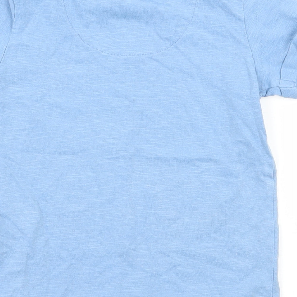Mothercare Boys Blue Jersey Basic T-Shirt Size 9-12 Months