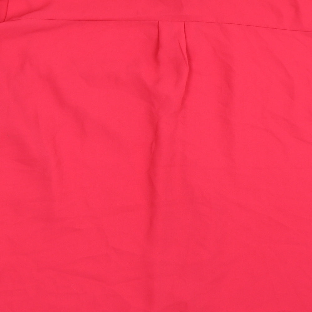 George Womens Pink Basic Button-Up Size 14