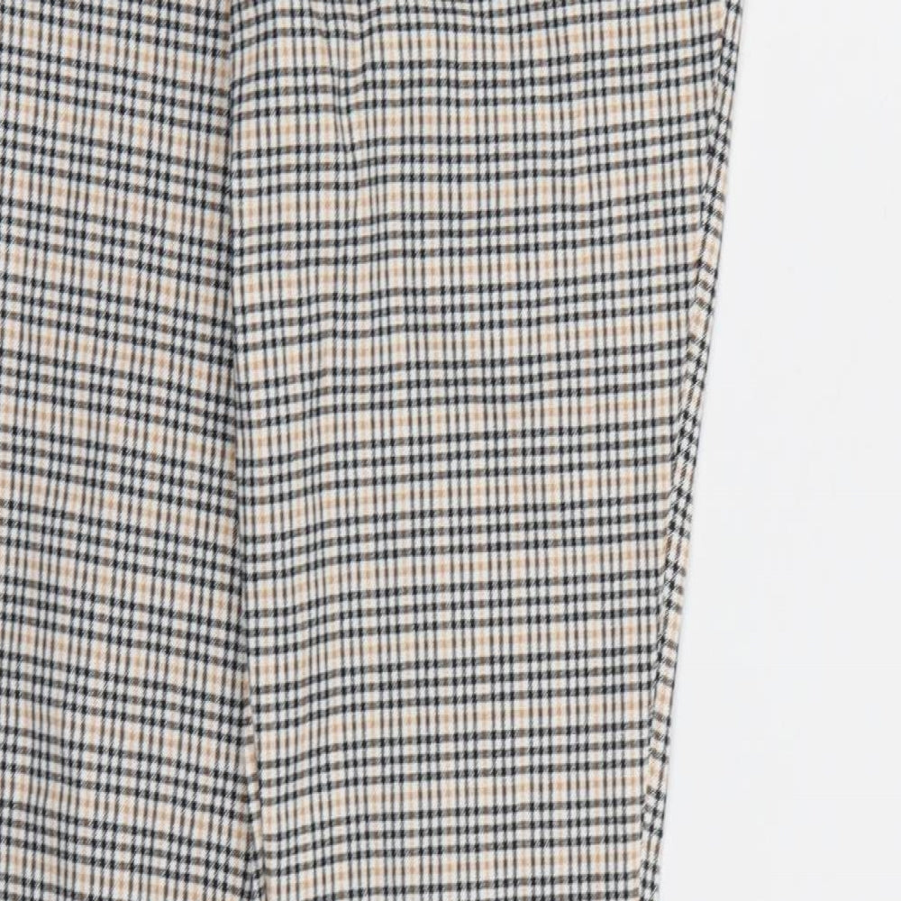 Dorothy Perkins Womens Multicoloured Check Snow Pants Trousers Size 8 L28 in