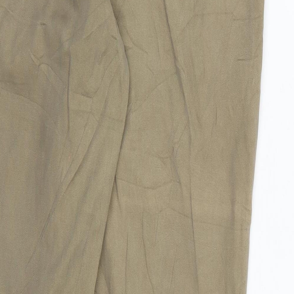 Cambio Womens Green Denim Straight Jeans Size 10 L31 in