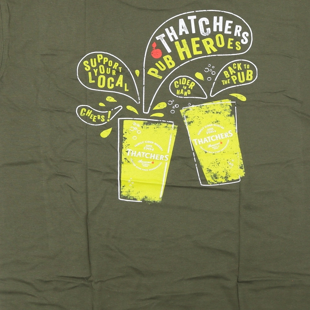 Regent Mens Green T-Shirt Size L
