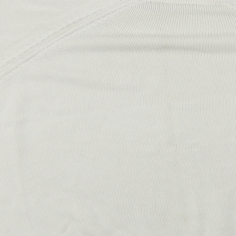 Marks & Spencer Womens White Paisley Pullover Jumper Size 16