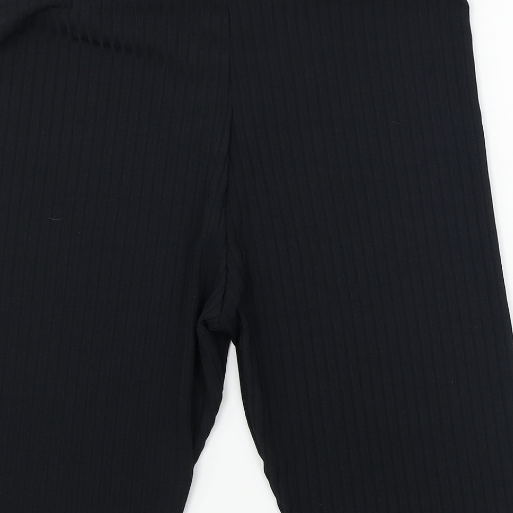 Boohoo Womens Black Trousers Size 14