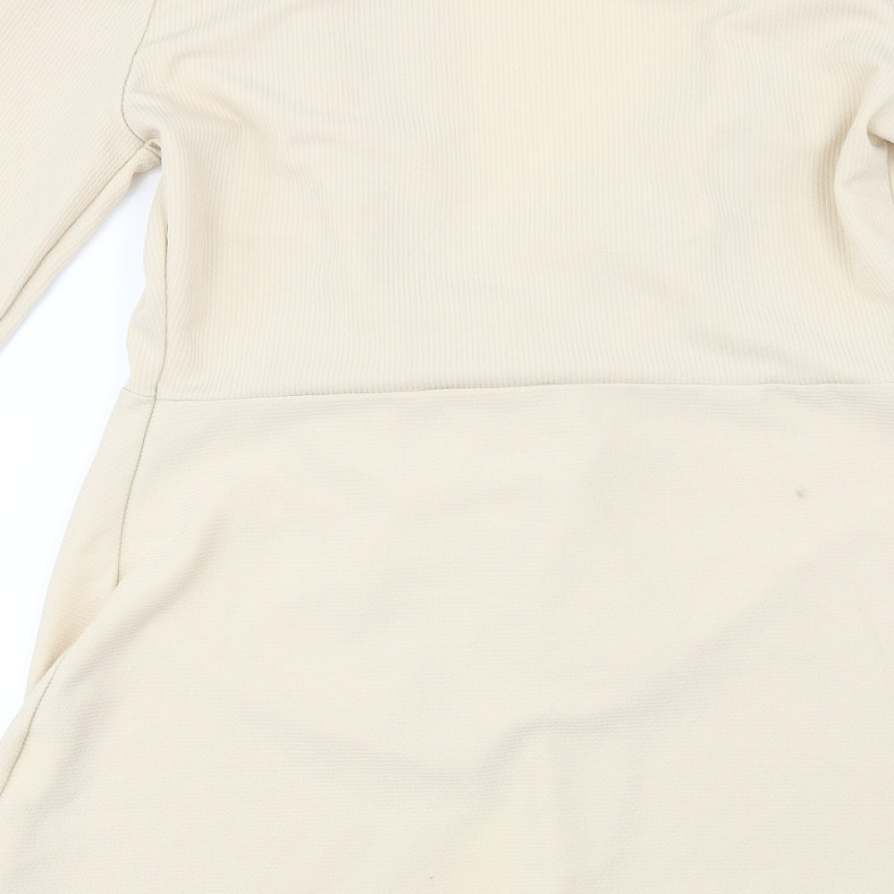 Preworn Womens Beige Cardigan Jumper Size L