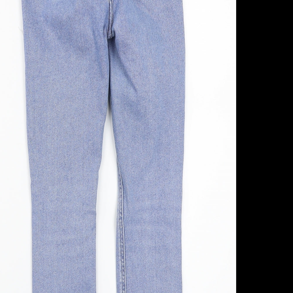 Newlook Girls Blue Ramie Skinny Jeans Size 13 Years