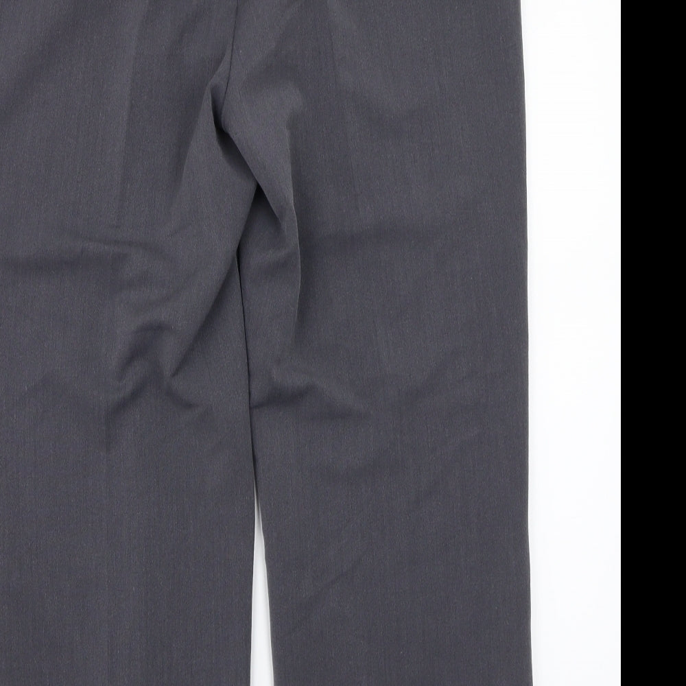 Maine New England Womens Grey Trousers Size 14 L27 in