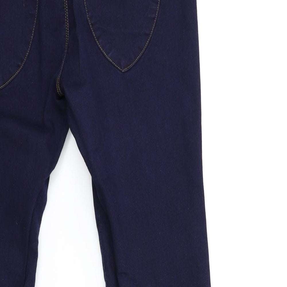 SMART JEANS Womens Blue Denim Straight Jeans Size 28 in L28 in