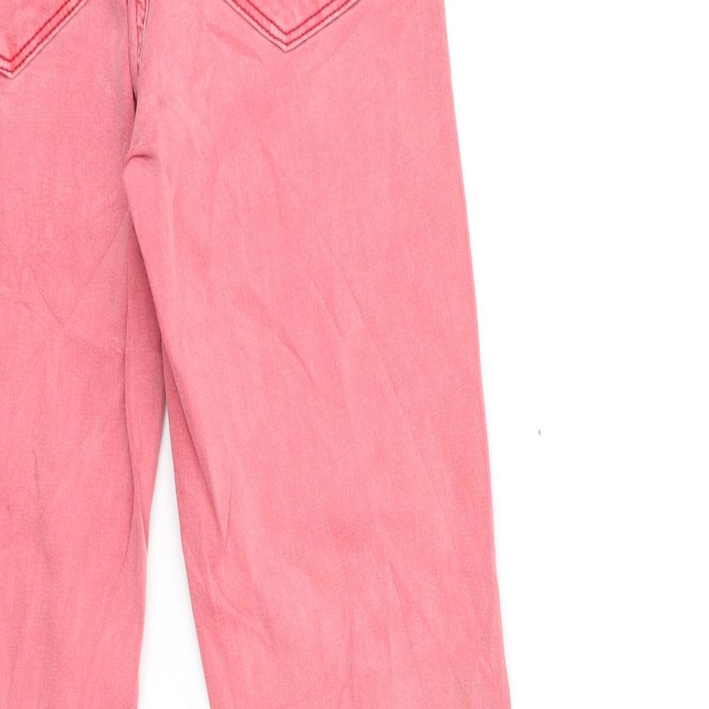 JEAN PAUL Womens Pink Denim Skinny Jeans Size S L27 in