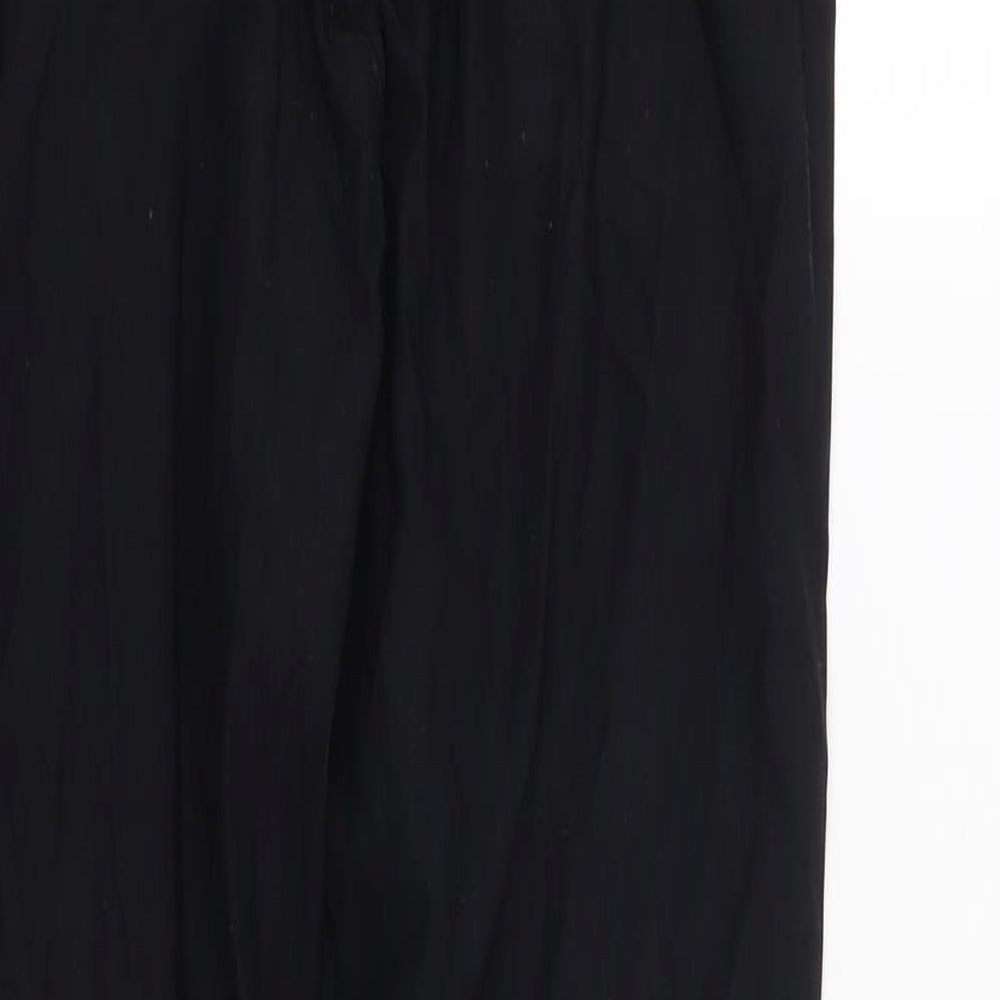H&M Womens Black Trousers Size 10 L29 in