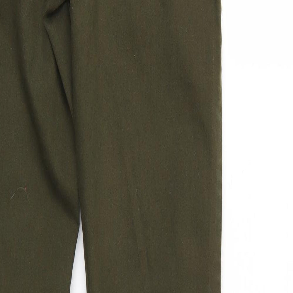 F& Womens Green Denim Tapered Jeans Size 6 L28 in
