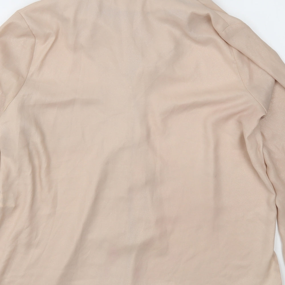 Atmosphere Womens Pink Basic Button-Up Size 12