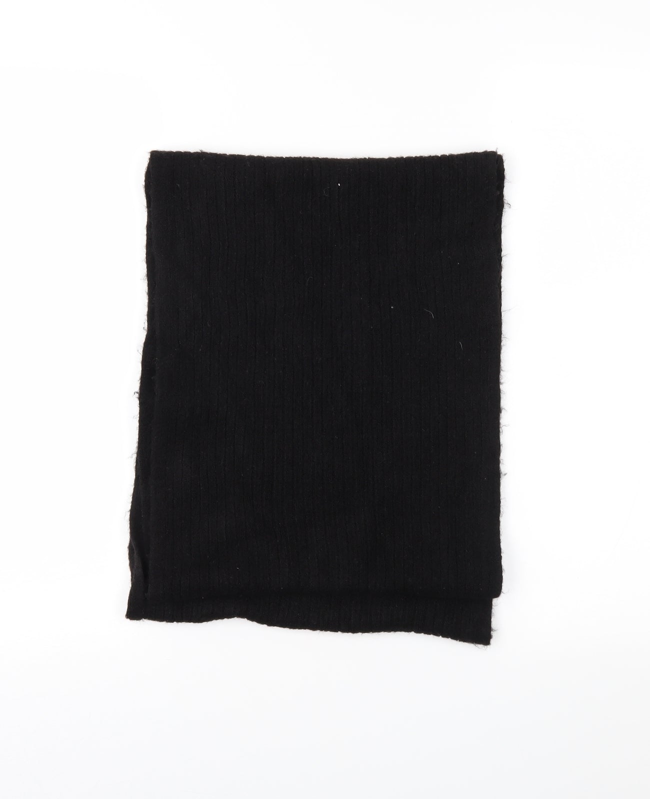 Preworn Unisex Black Scarf