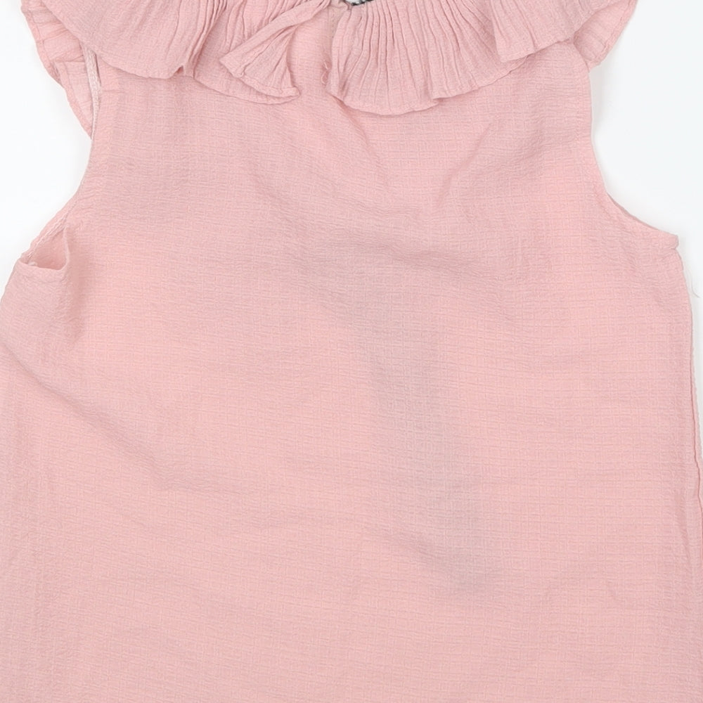 Vogue Girls Pink Basic Blouse Size 10-11 Years