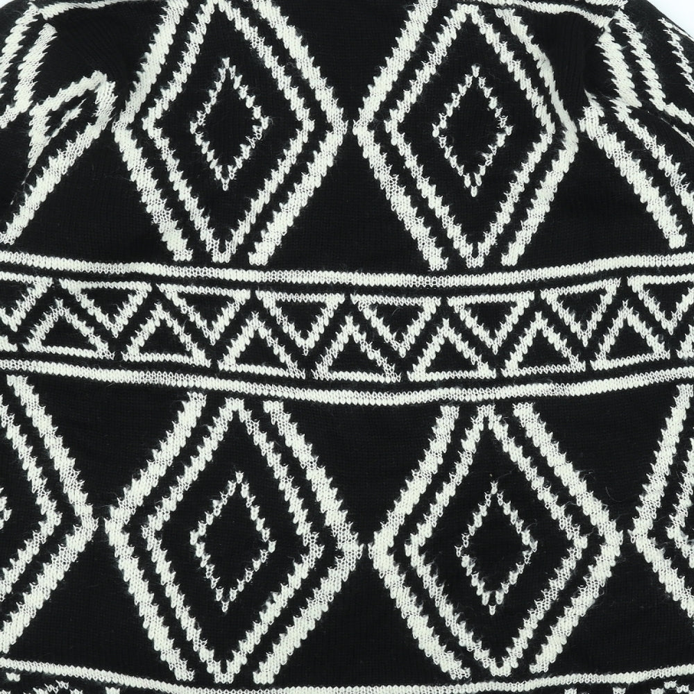 M&Co Womens Black Knit Jacket Size 14
