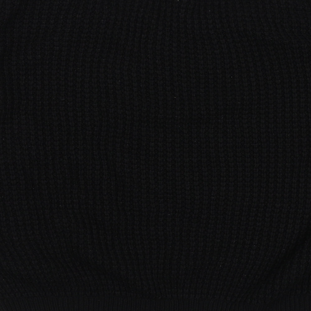 Topshop Womens Black Pullover Jumper Size 8