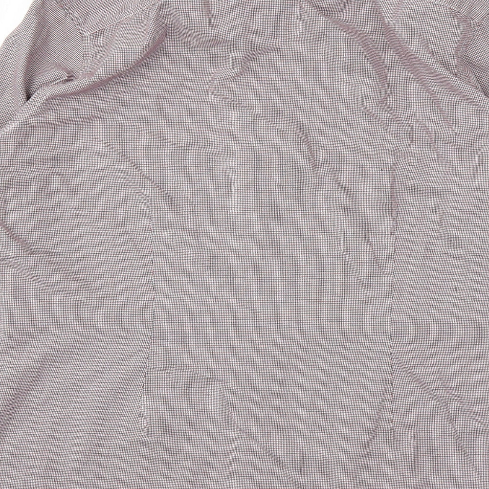 Next Womens Red Check T-Shirt Size 16
