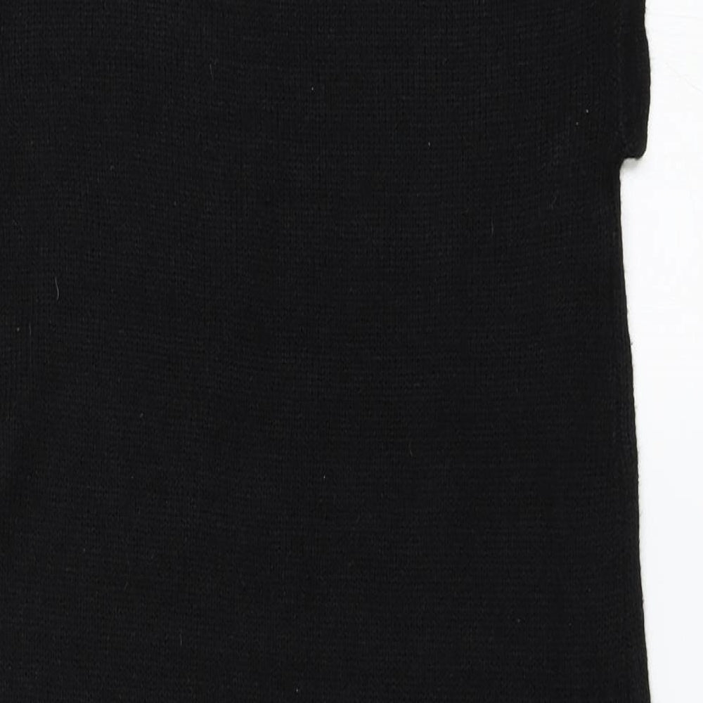 QED London Womens Black Jumper Dress Size S