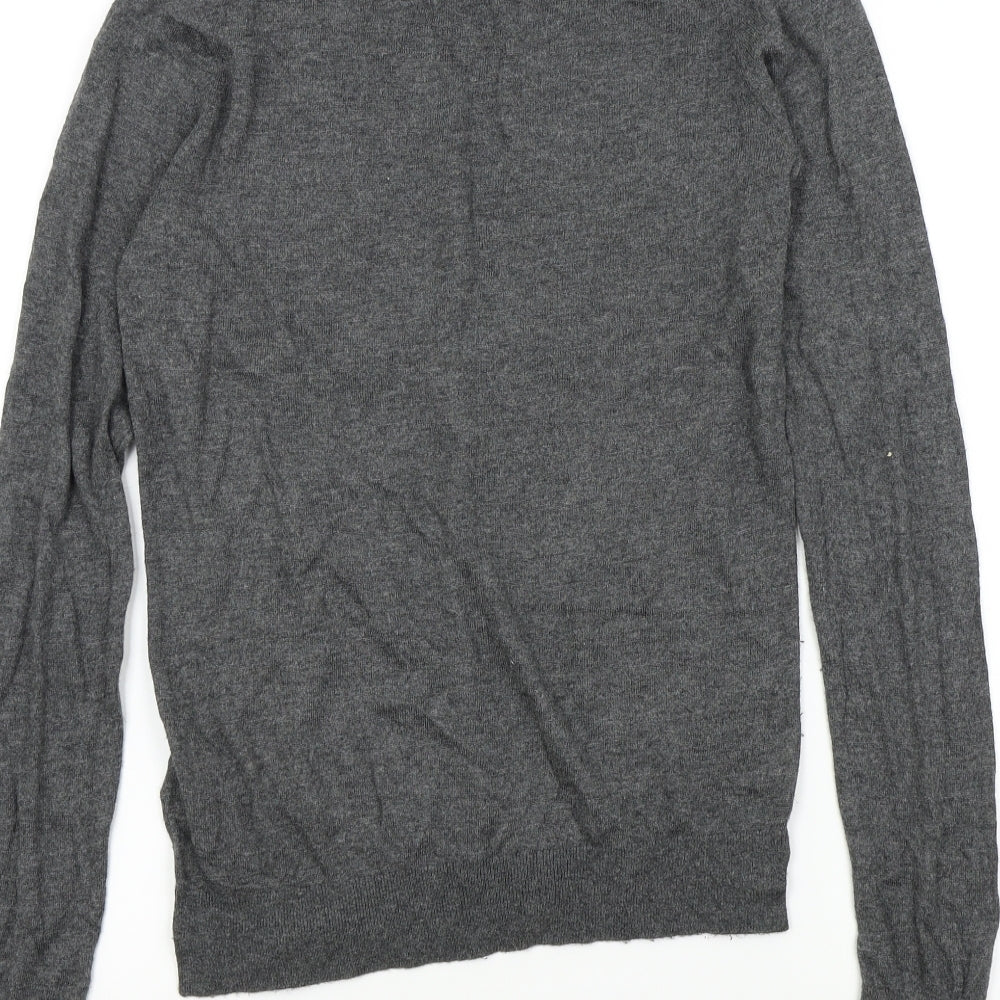 H&M Womens Grey Pullover Jumper Size S
