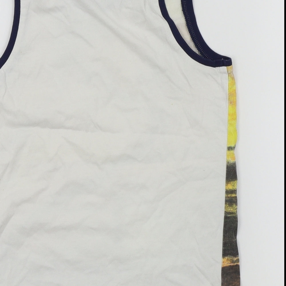 M&S Boys Multicoloured Basic T-Shirt Size 9 Years