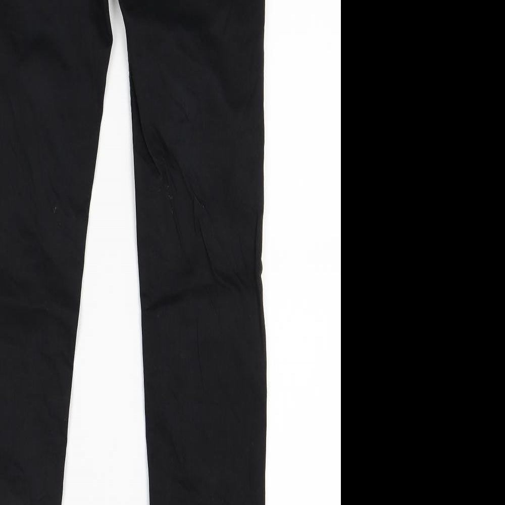 H&M Womens Black Denim Skinny Jeans Size 6 L28 in
