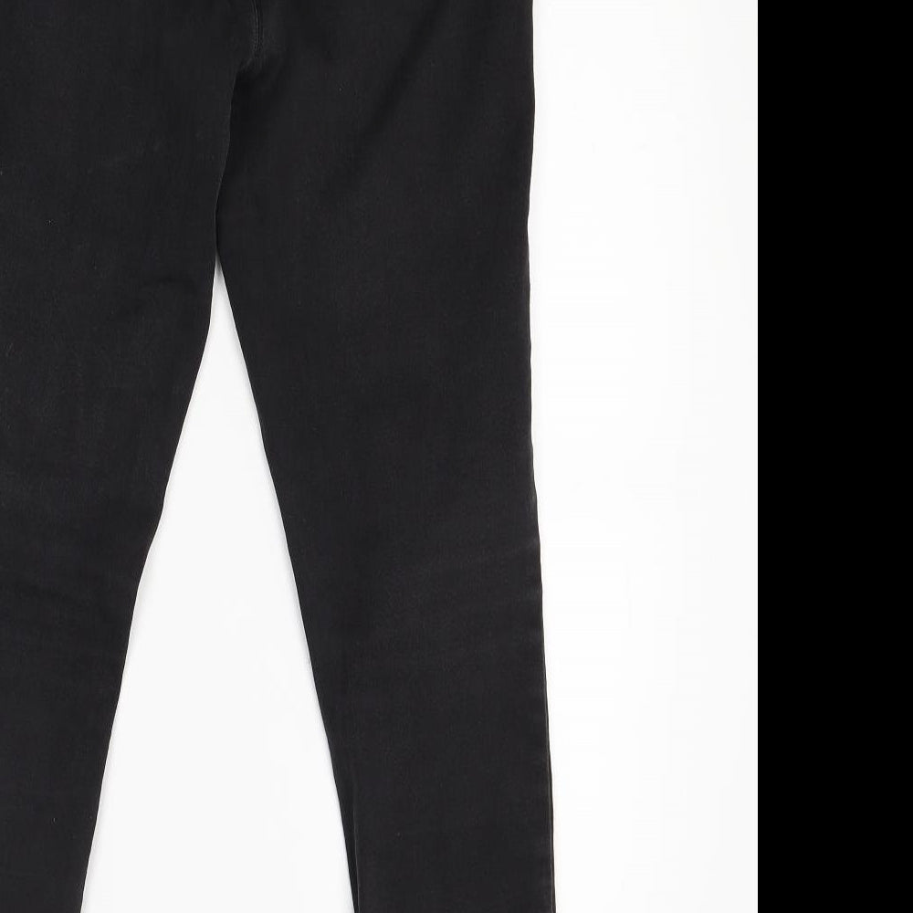 Papaya Womens Black Denim Jegging Jeans Size 12 L27 in