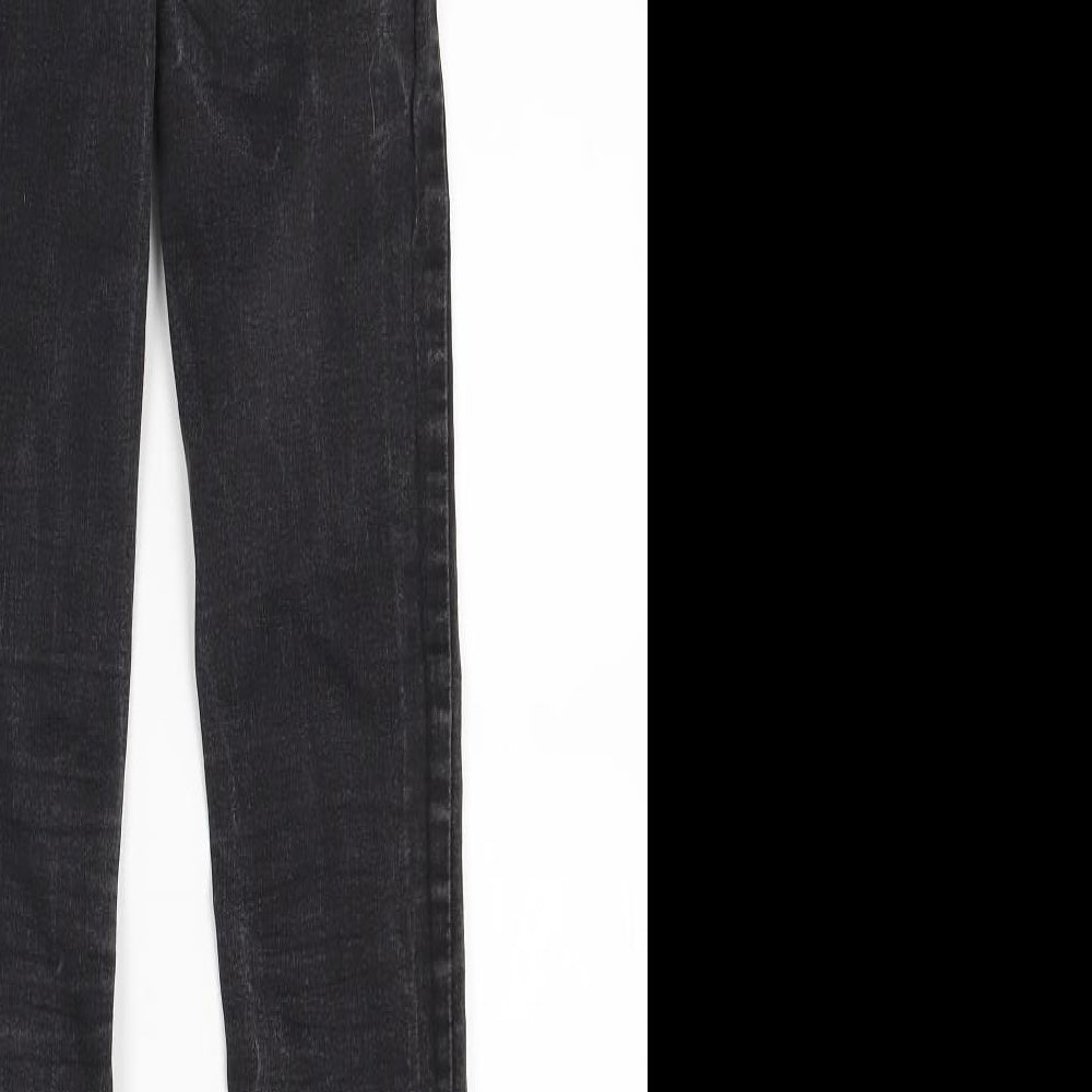 New Look Womens Black Denim Jegging Jeans Size 8 L25 in
