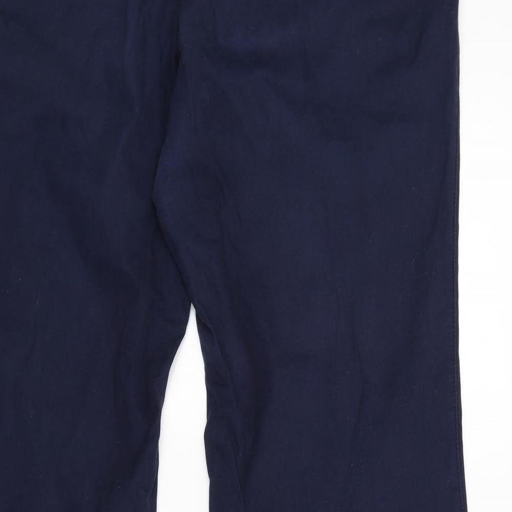 Jackpot Womens Blue Chino Trousers Size 16 L30 in