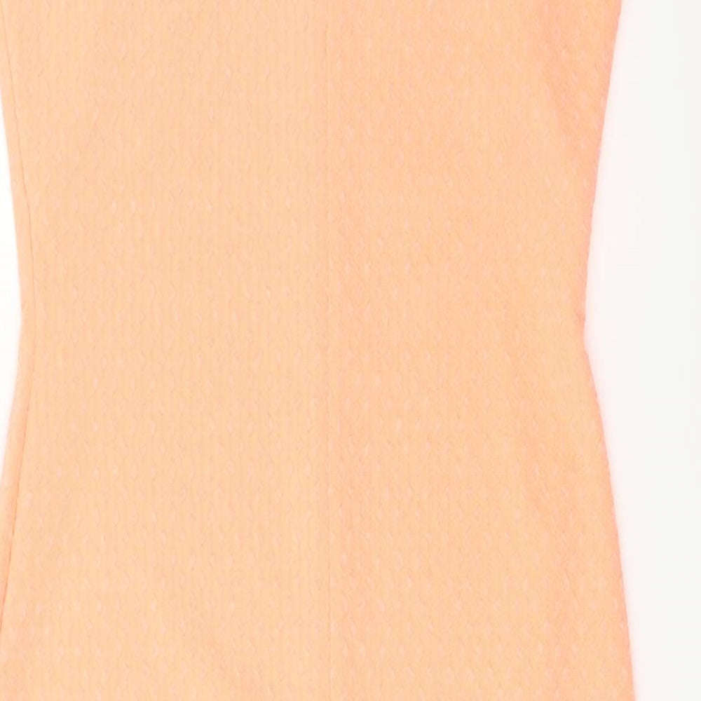 River Island Womens Orange Bodycon Size 12