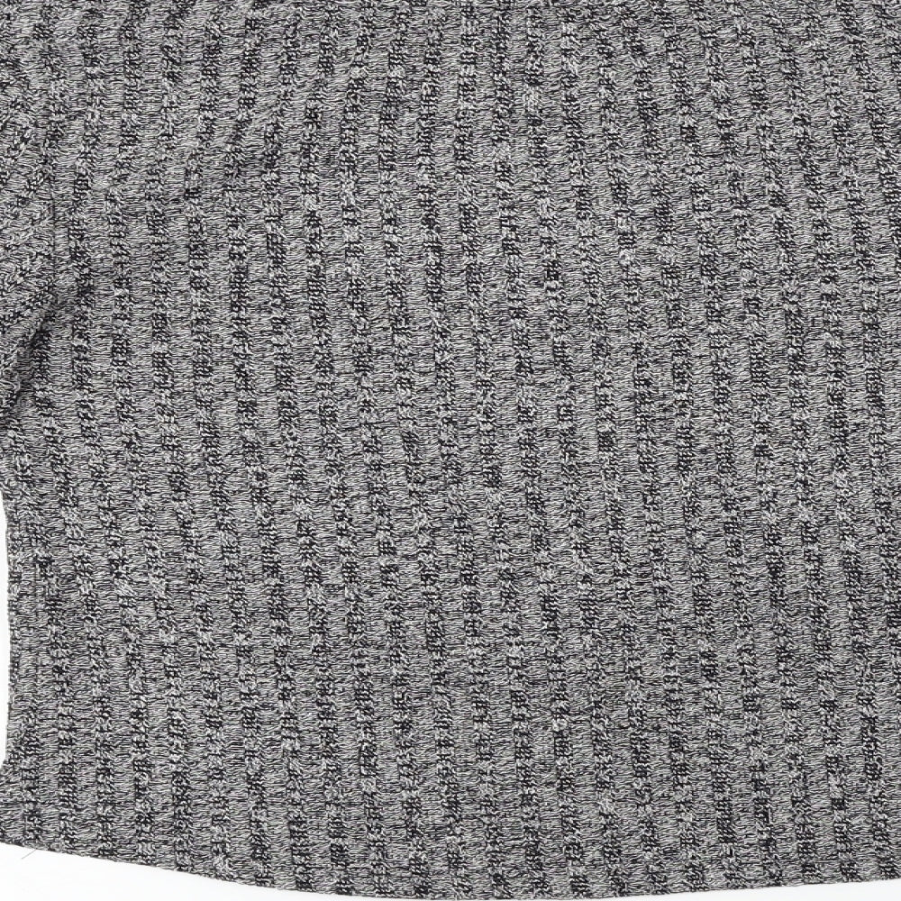 SheIn Womens Grey Pullover Jumper Size L