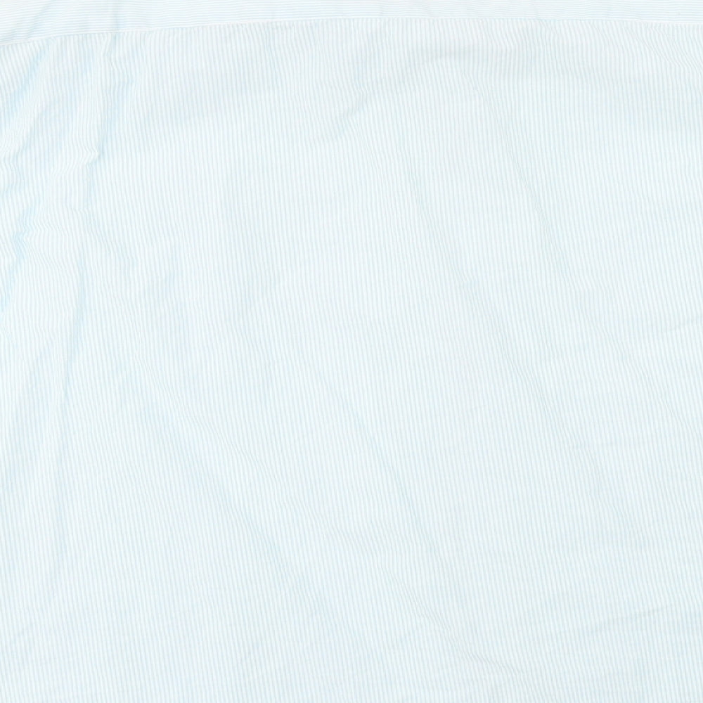 Easy Mens Blue Striped Button-Up Size XL