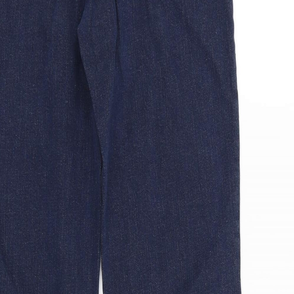 AriZona Womens Blue Trousers Size 10 L35 in