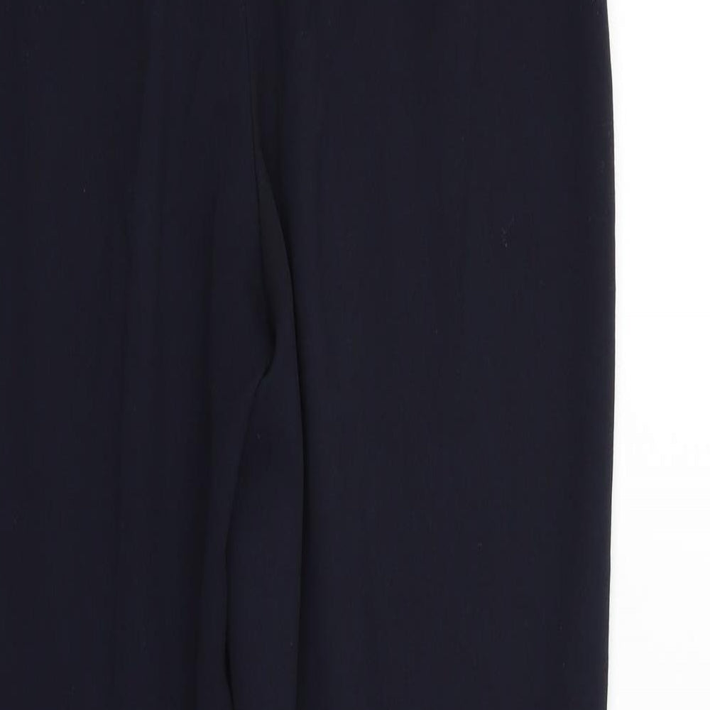 Marks and Spencer Womens Blue Trousers Size 12 L29 in