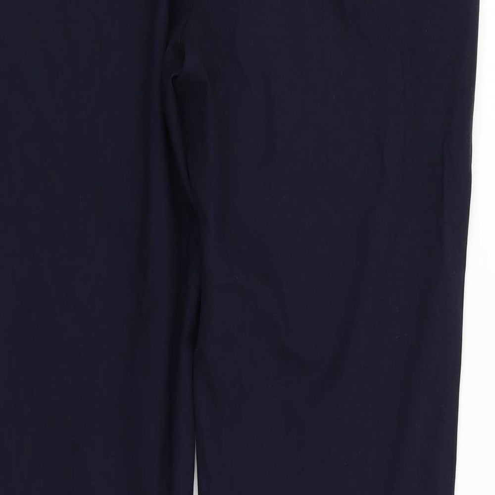 Autograph Womens Blue Trousers Size 12 L26 in