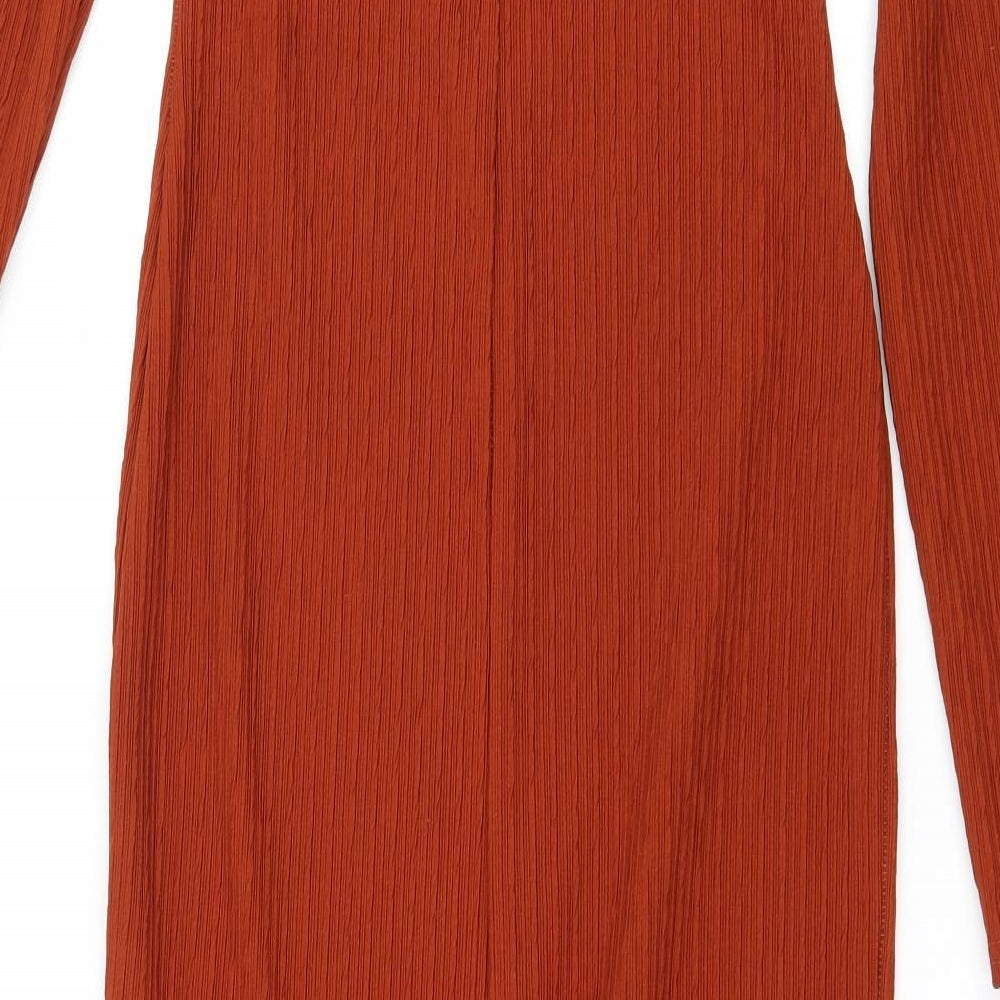 Edge Street Womens Brown Jersey Bodycon Size 8
