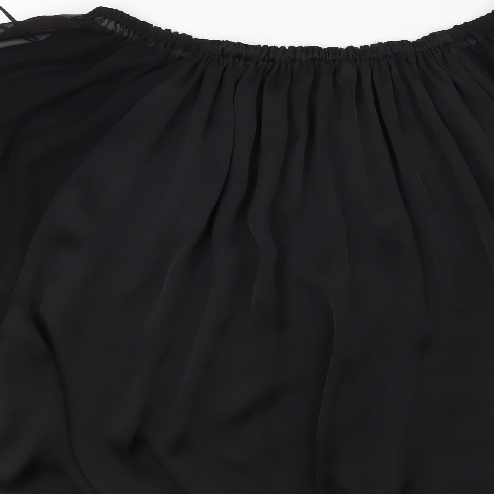 NEXT Womens Black Basic Blouse Size 10