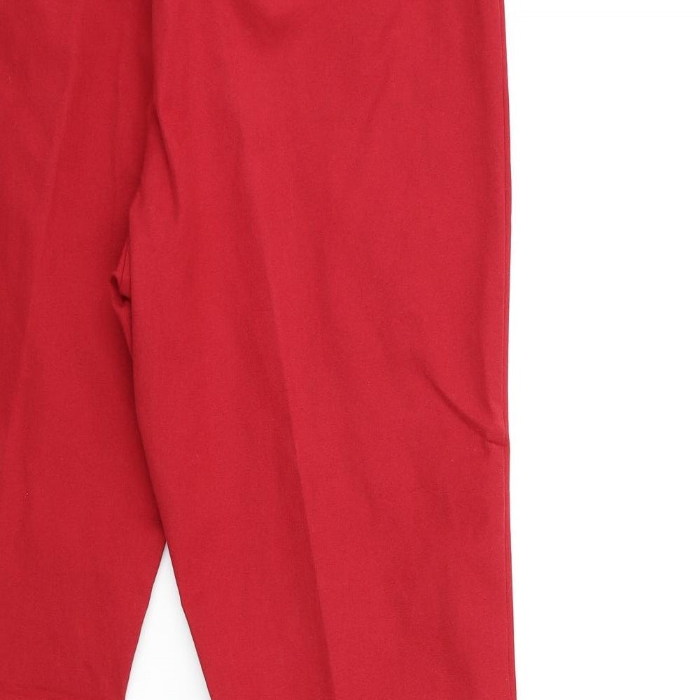 Marks & Spencer Womens Red Skinny Jeans Size 12 L25 in